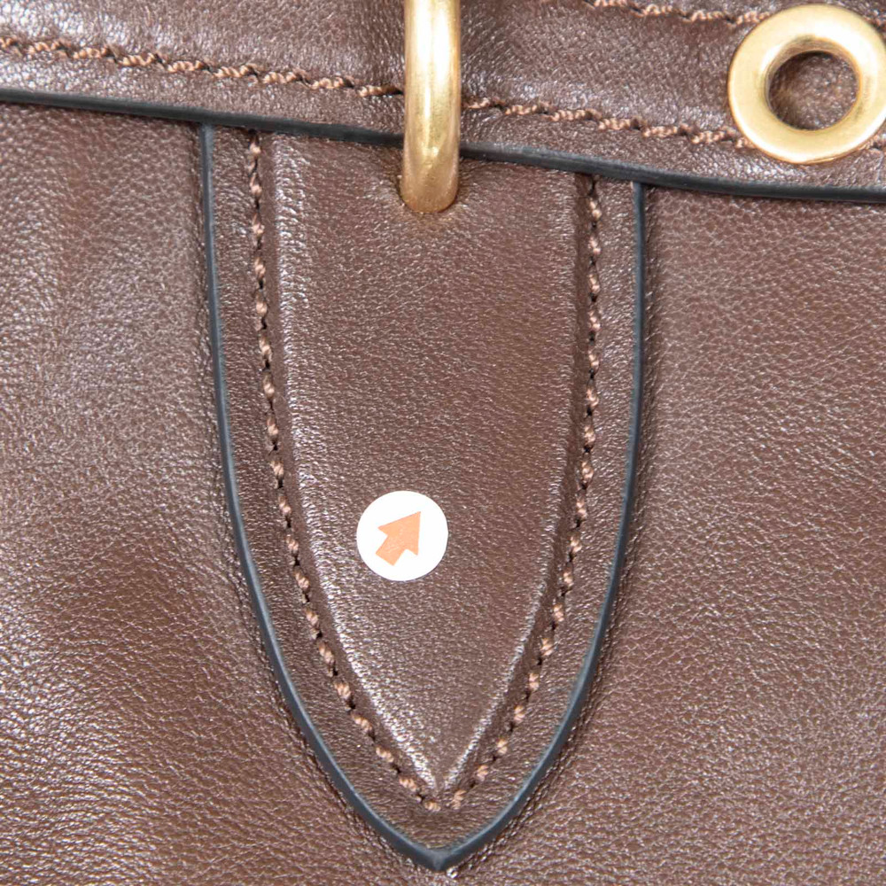 Miu Miu Briarwood Brown Adventure Nappa Medium Bag