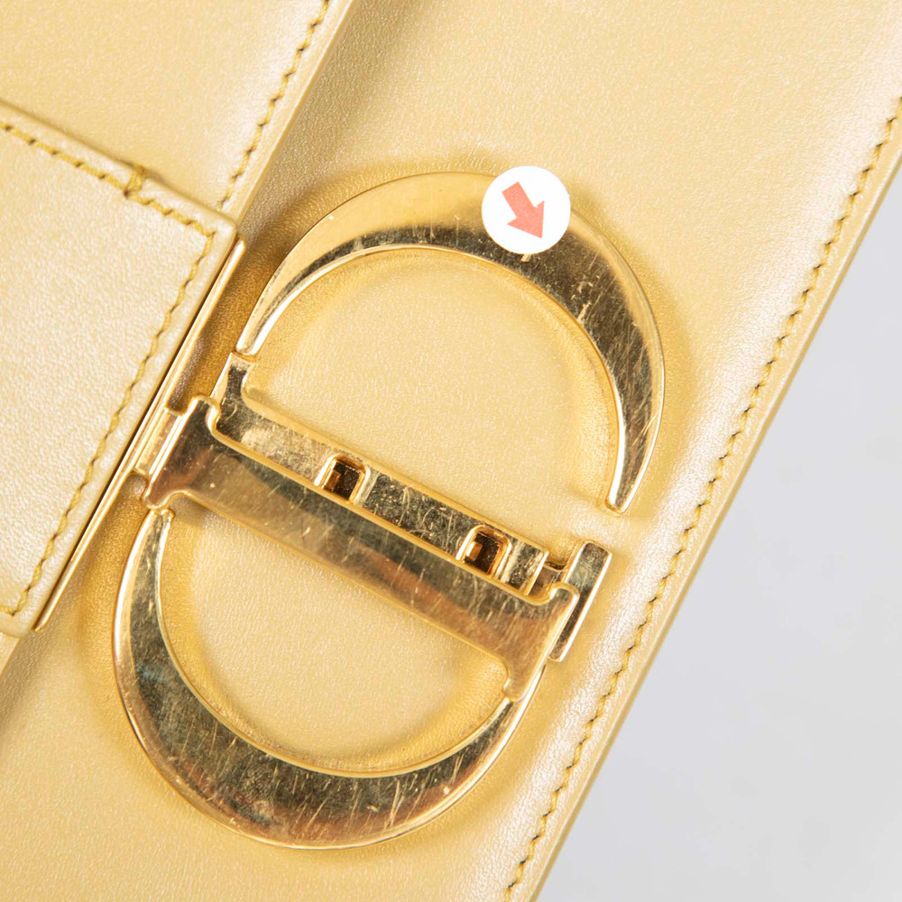 Dior Mustard Leather 30 Montaigne Box Bag