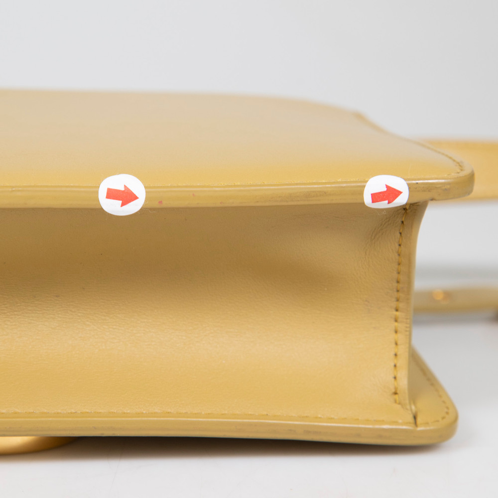 Dior Mustard Leather 30 Montaigne Box Bag