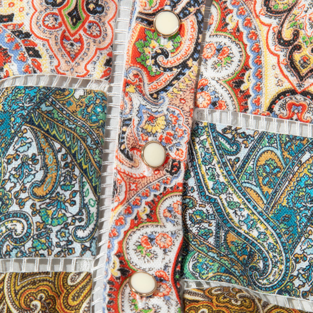 Zimmermann Paisley Print Linen Mini Dress