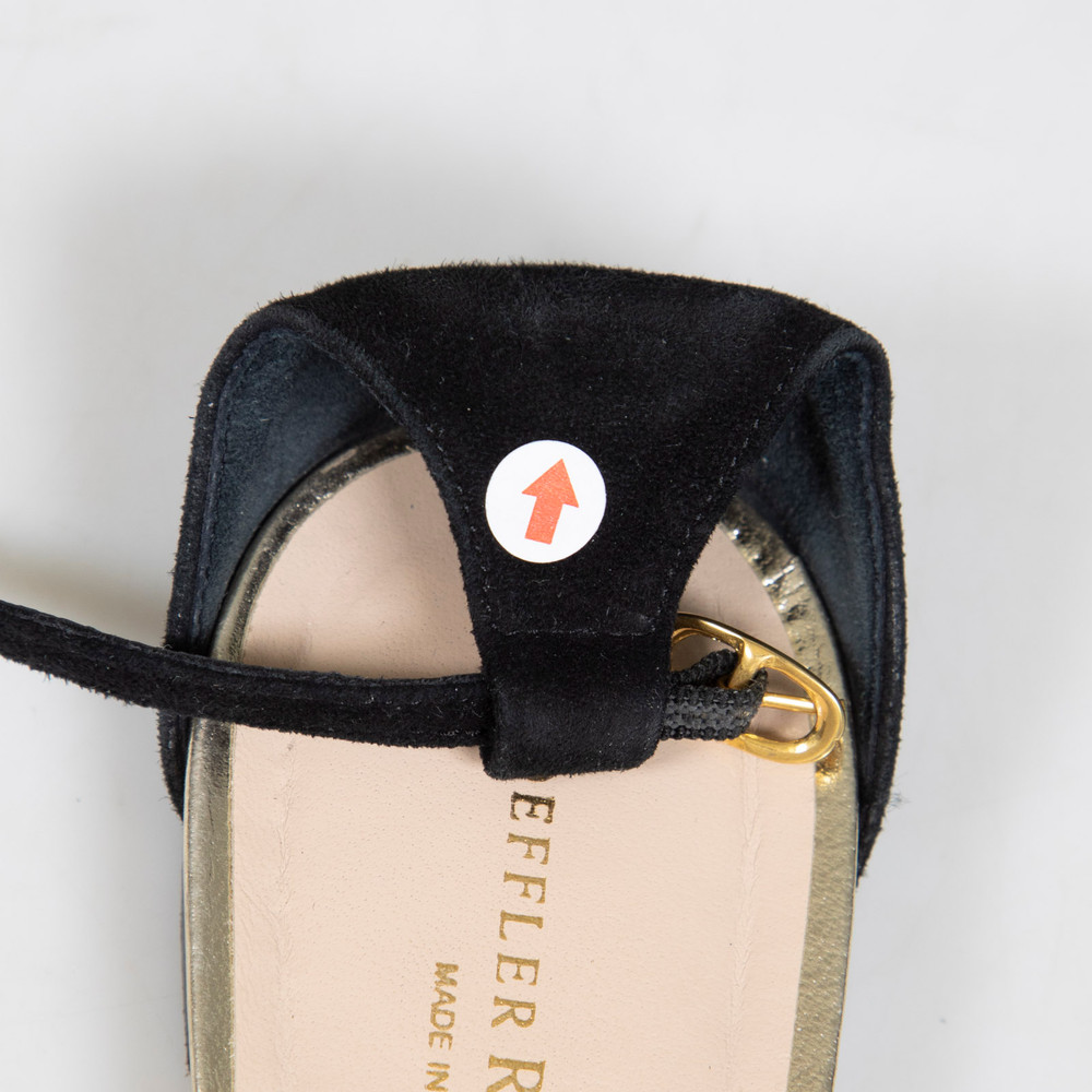 Loeffler Randall Knot Leather Peep Toe Sandals