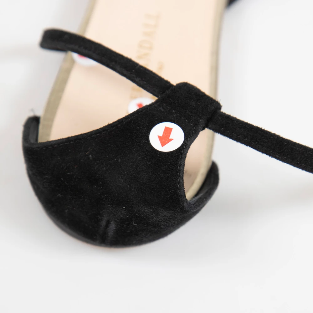 Loeffler Randall Knot Leather Peep Toe Sandals