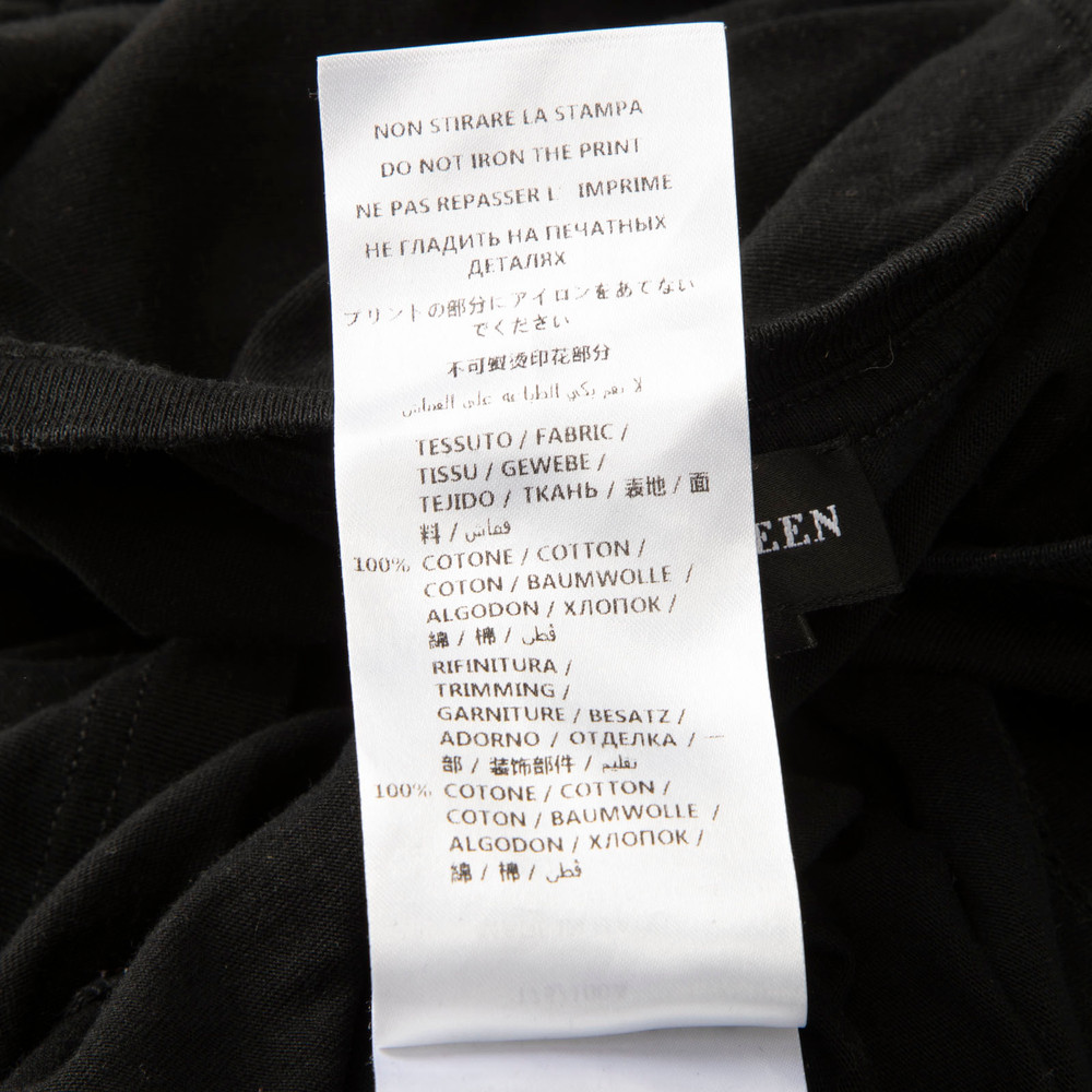 Alexander McQueen Black Crown Skull T-Shirt