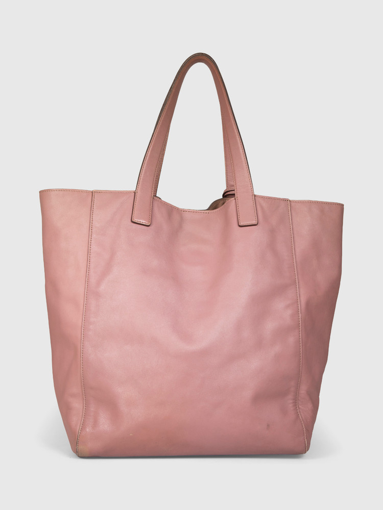 Mulberry Pink Leather Maisie North South Tote