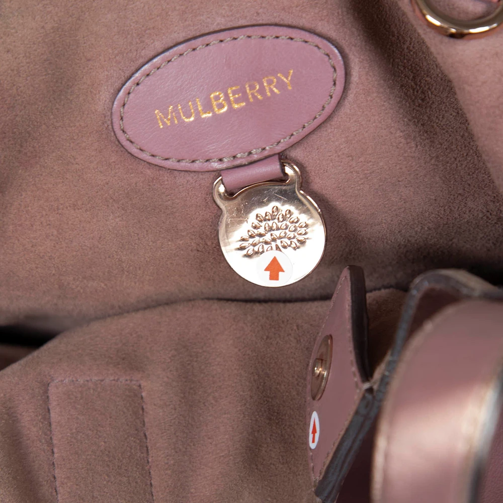 Mulberry Pink Leather Maisie North South Tote