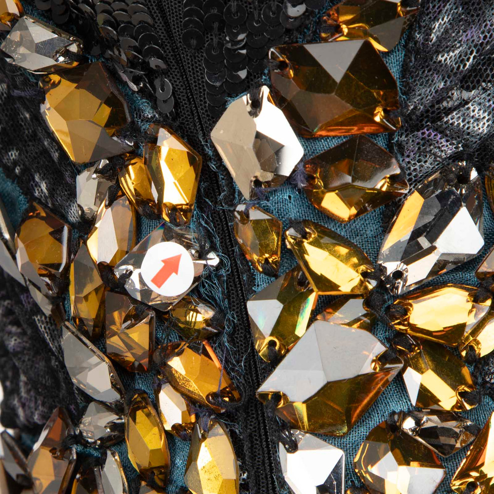 Roberto Cavalli Star Embellished Sequin Dress