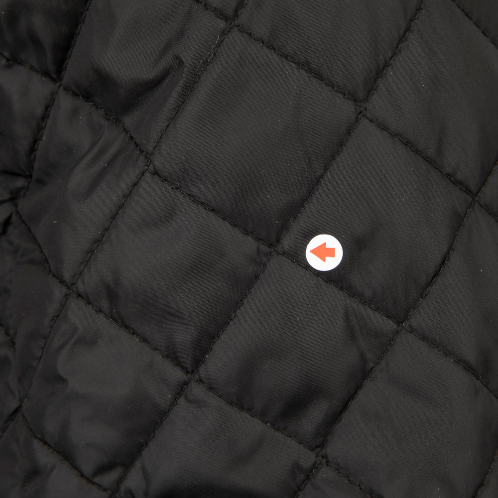 Max Mara Black Quilted Zip Jacket