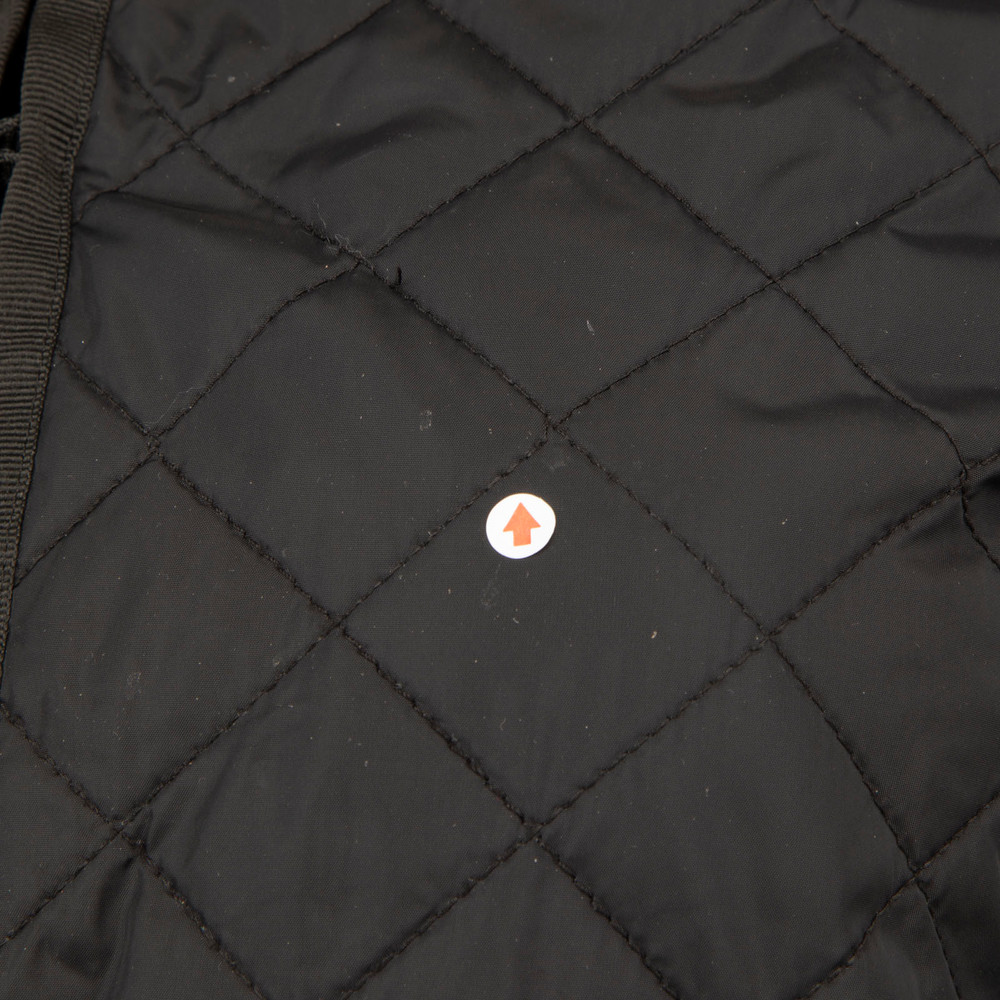Max Mara Black Quilted Zip Jacket