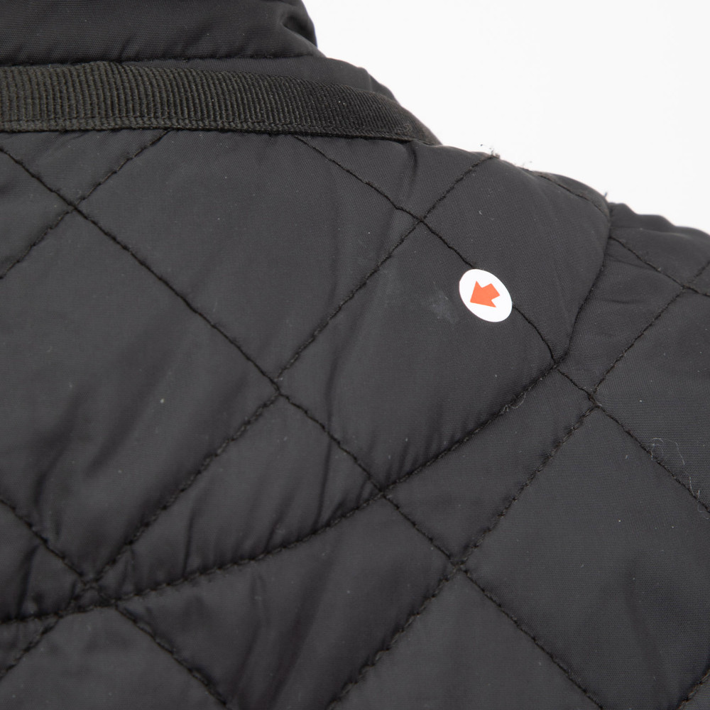 Max Mara Black Quilted Zip Jacket