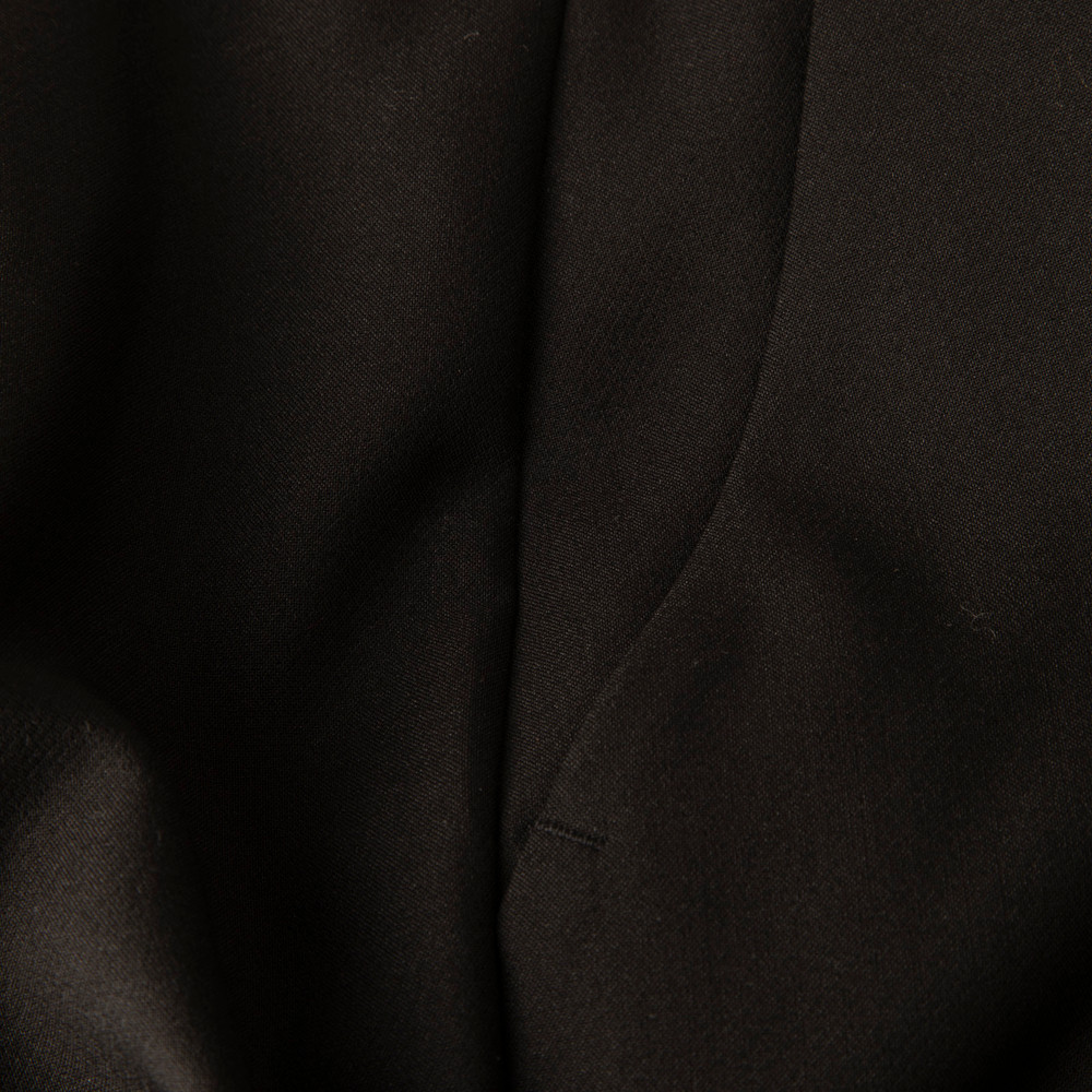 Max Mara Black High Waisted Cigarette Trousers