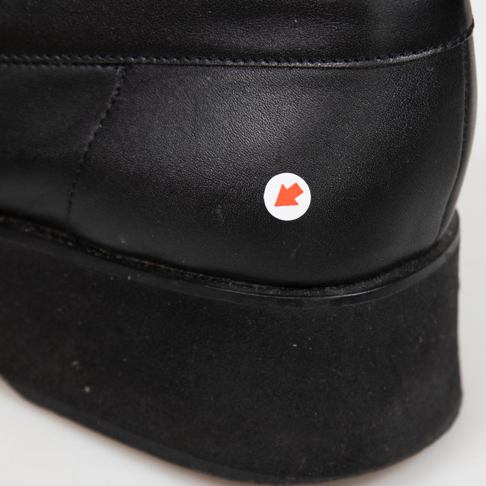 Salvatore Ferragamo Vintage Black Square Toe Loafers