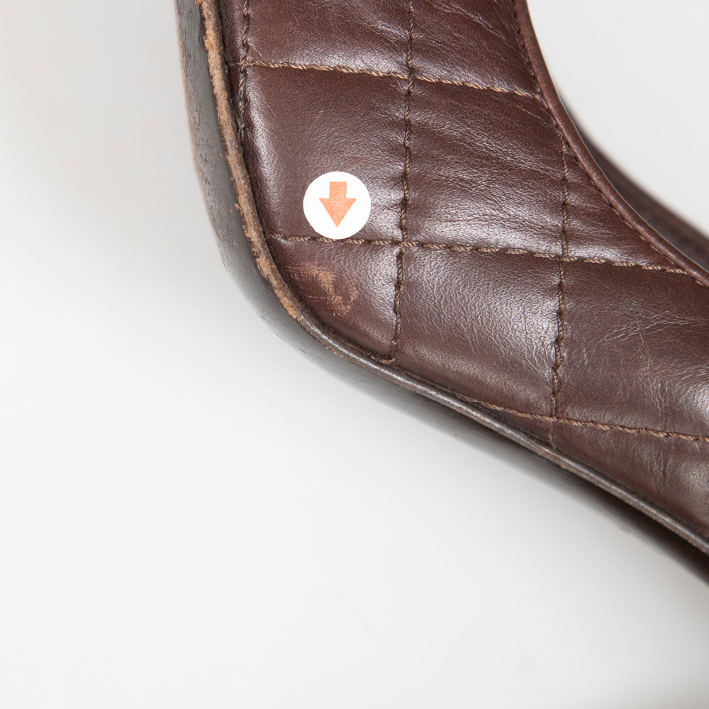 Chanel Brown Quilted Leather Sculpted Heel Pumps