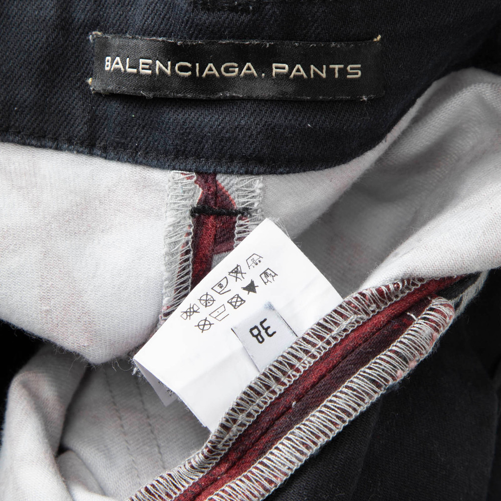 Balenciaga Geometric Patterned Jeans