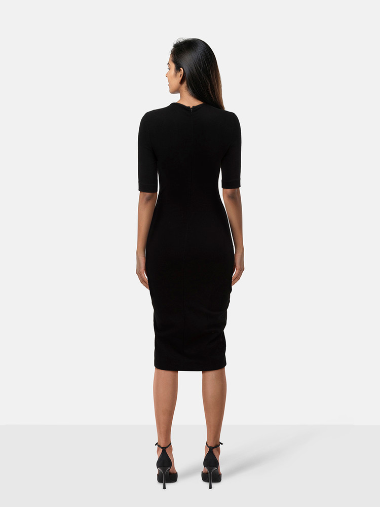 Stella McCartney Black & White Bodycon Dress