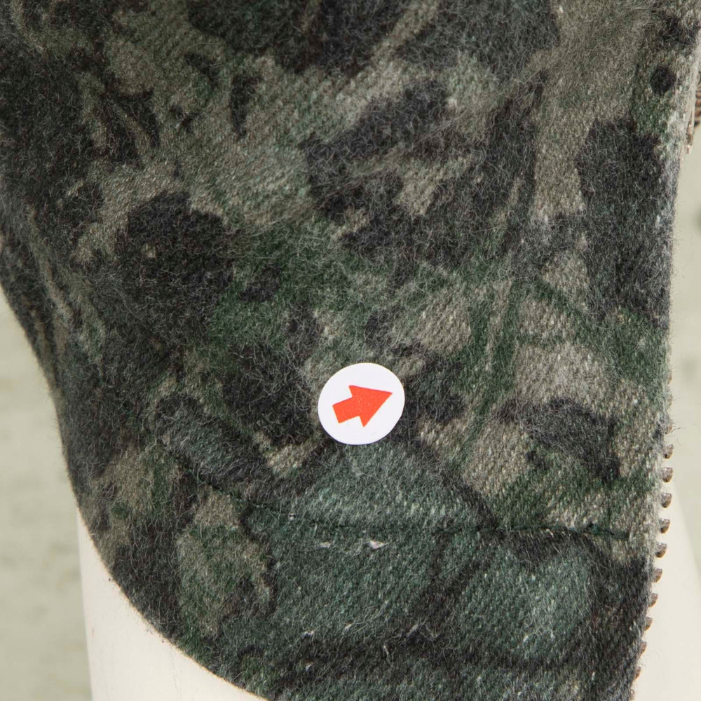Balenciaga Green Patterned Skinny Jeans