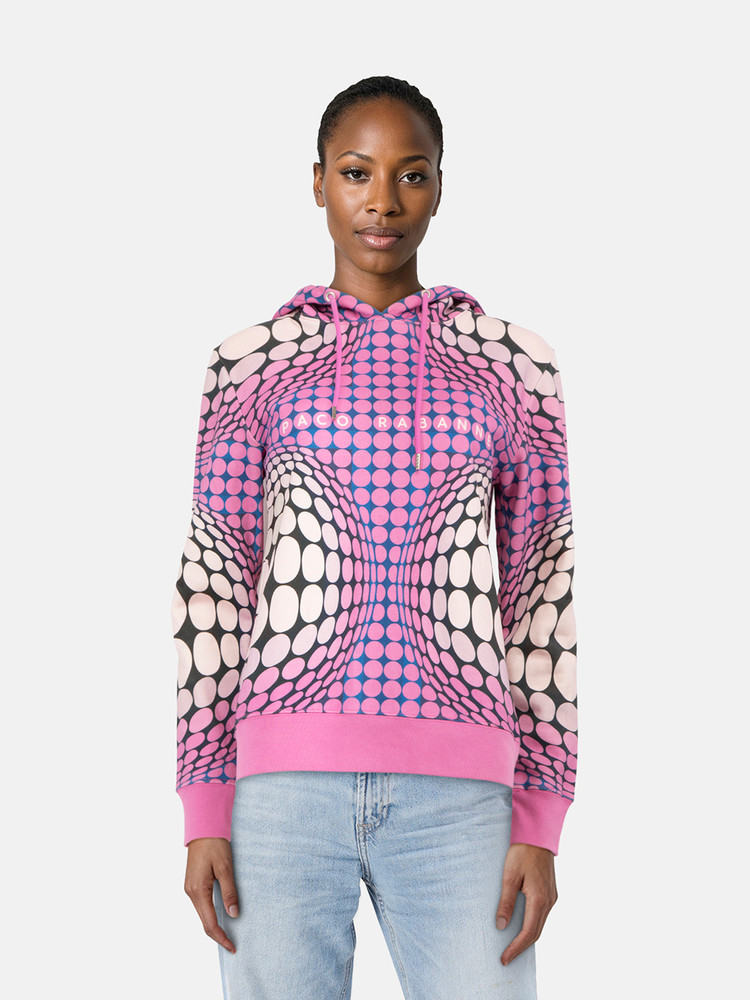 Paco Rabanne Abstract Print Hoodie
