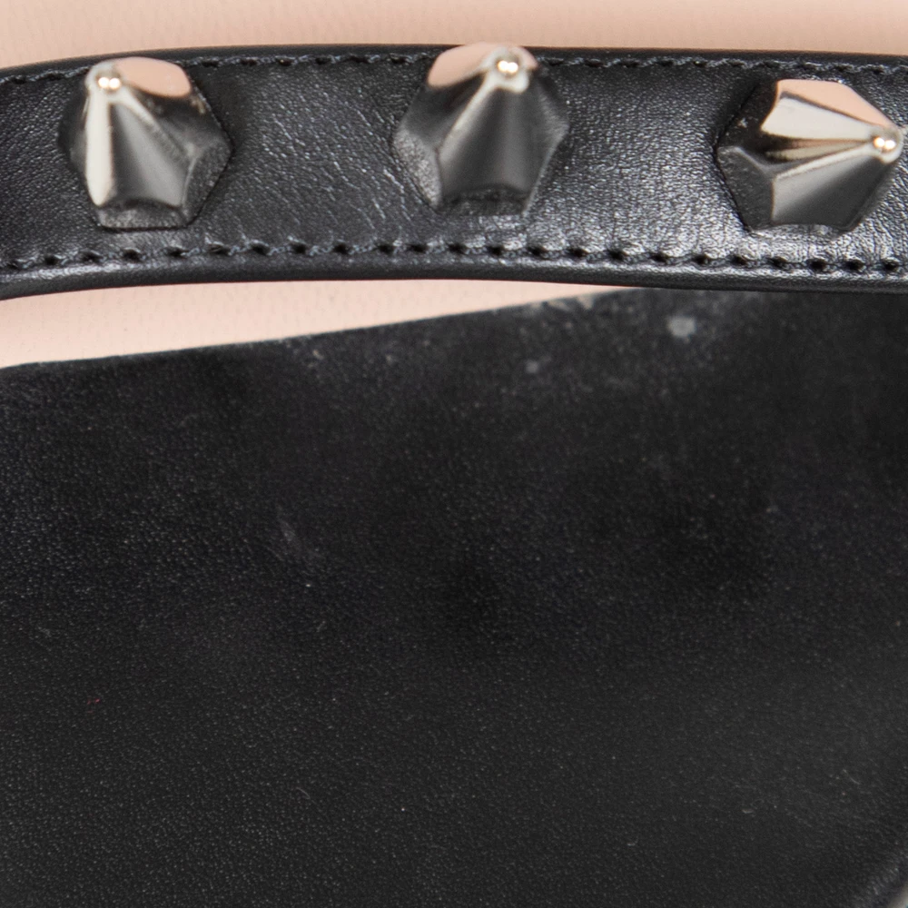 Alexander McQueen Black Punk Stud Sandals
