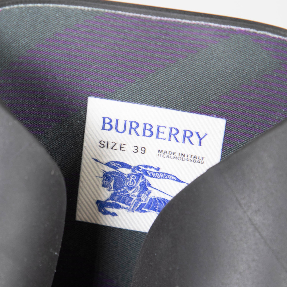 Burberry Black Rubber Marsh High Boots