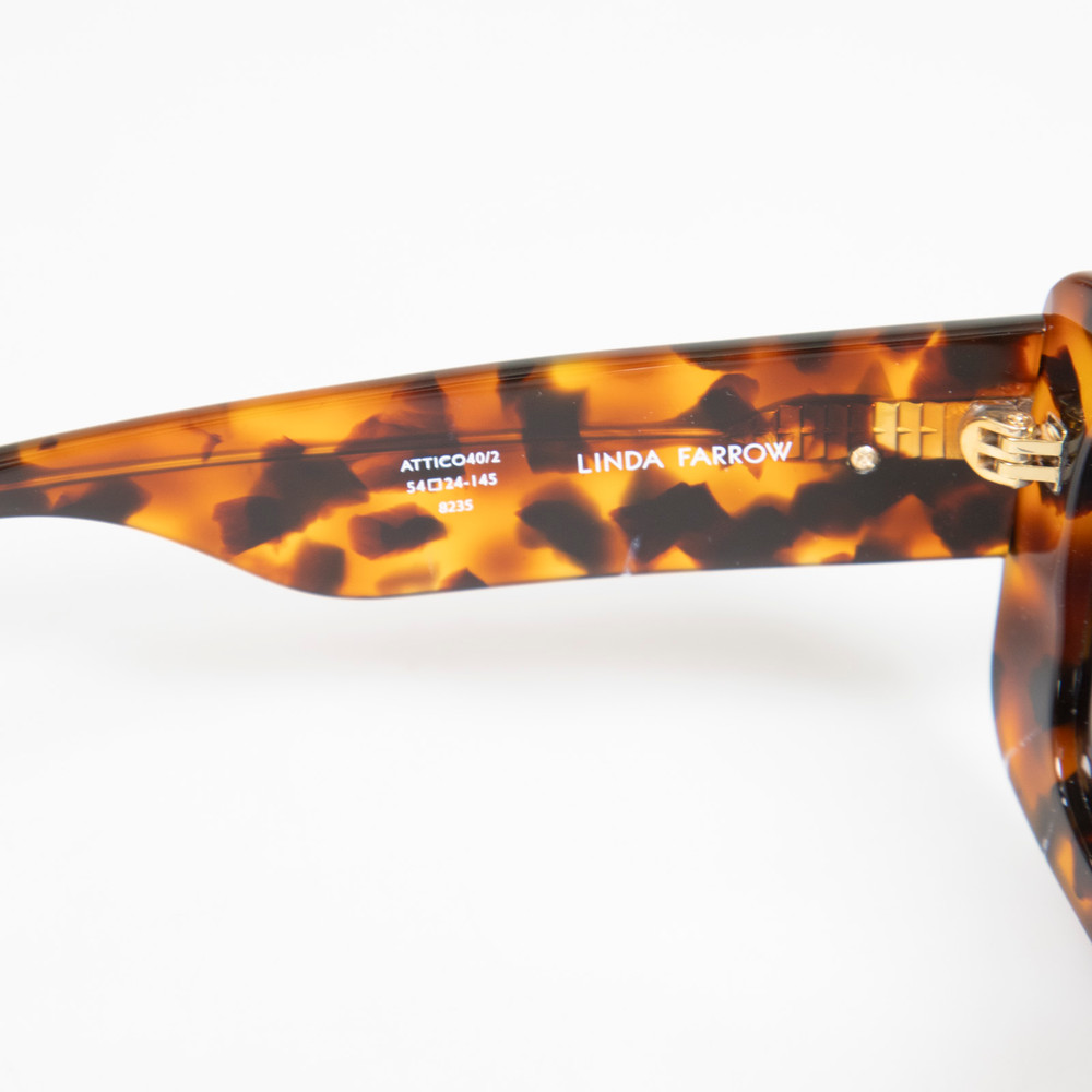 Linda Farrow Linda Farrow x The Attico Jorja Tortoiseshell Sunglasses