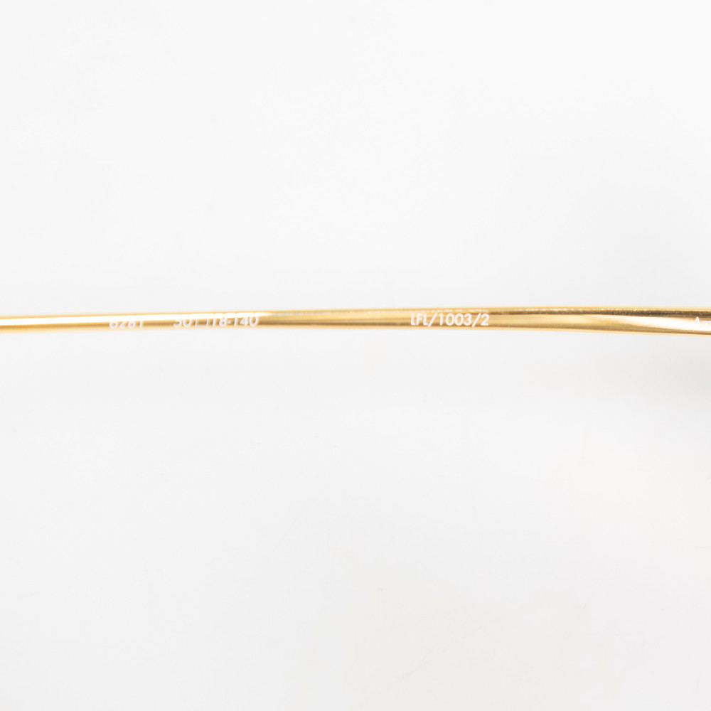 Linda Farrow 22K Gold Plated Amelia Sunglasses