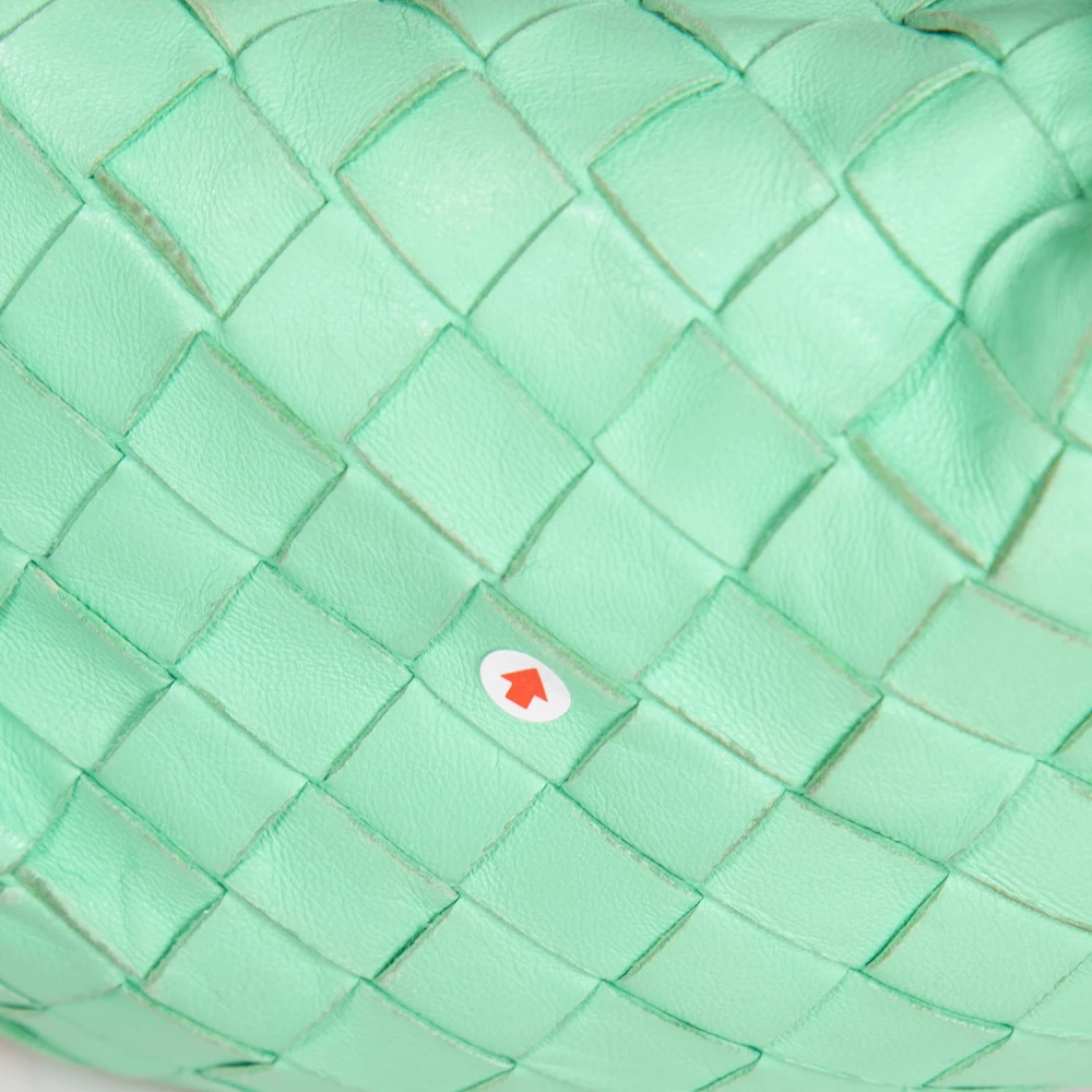 Bottega Veneta Green Intreciato Mini Jodie Bag