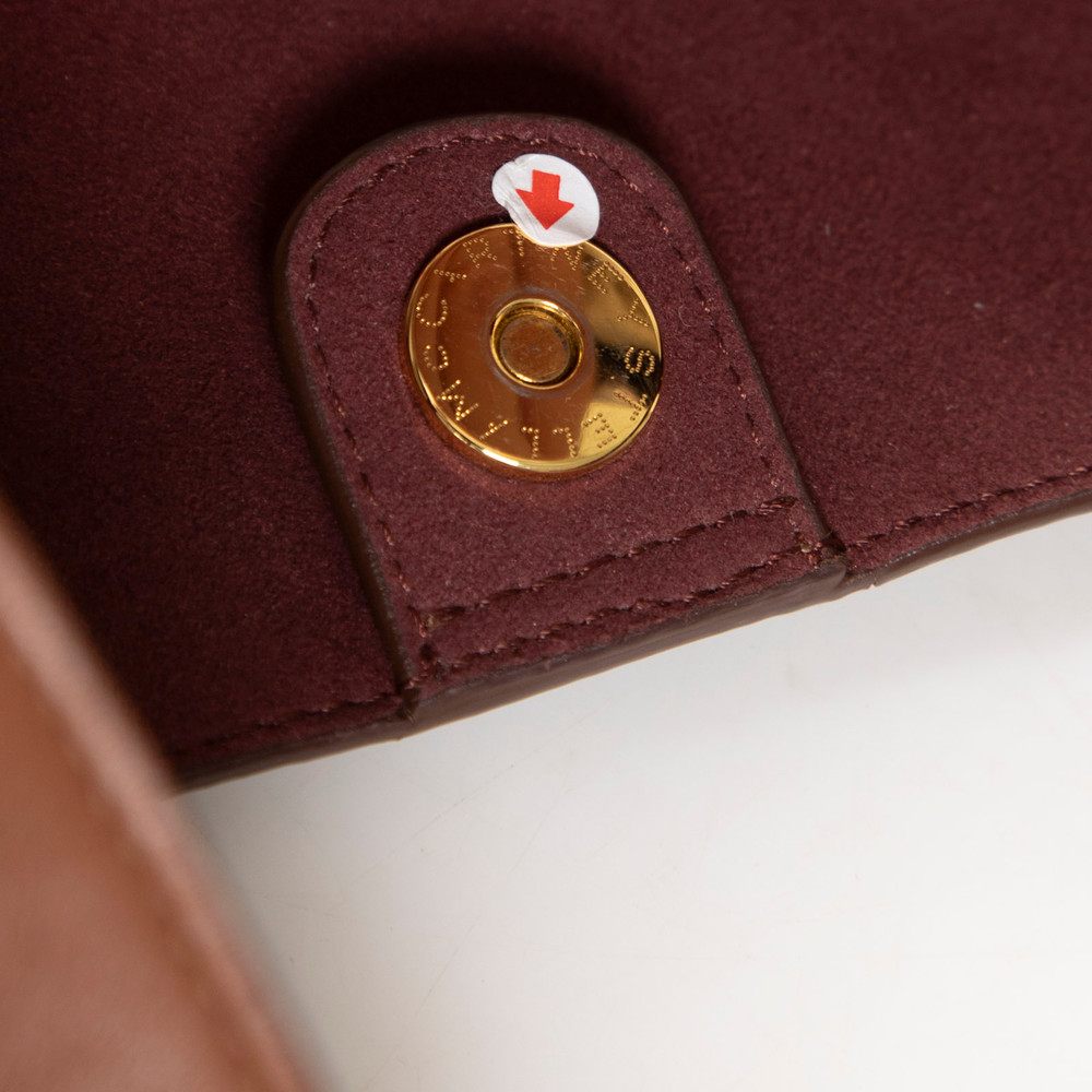 Stella McCartney Brown Perforated Logo Tote