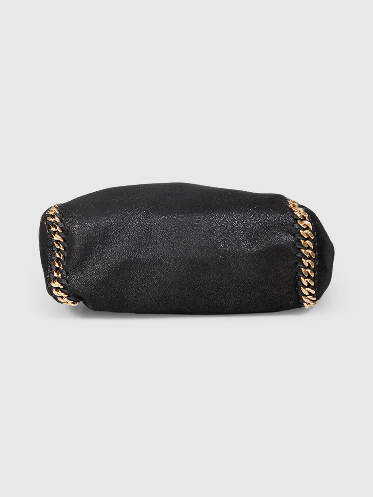 Stella McCartney Black Vegan Suede Tiny Falabella