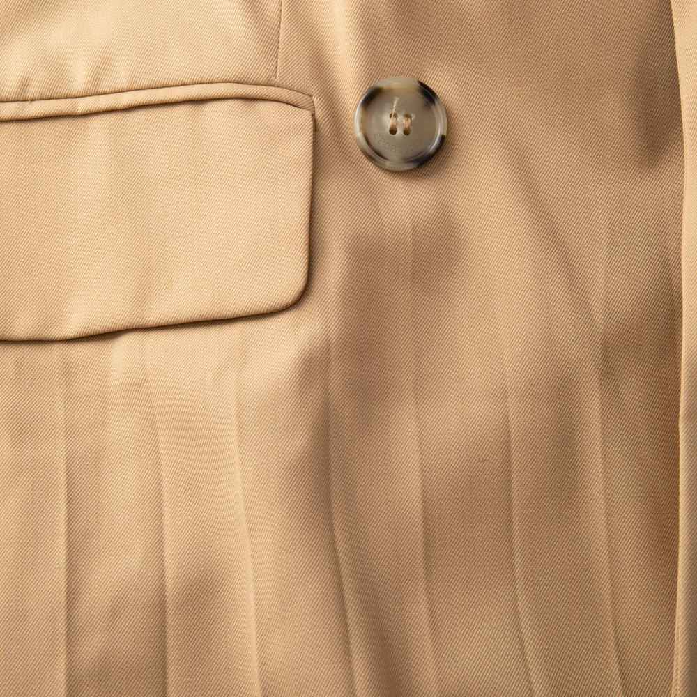 Sportmax Beige Pleated Blazer Dress