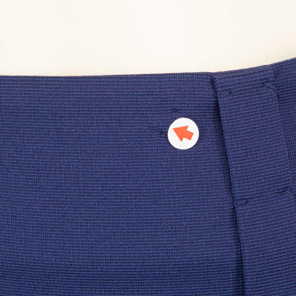 Prada Resort 2019 Navy Ruffle Mini Wrap Skirt