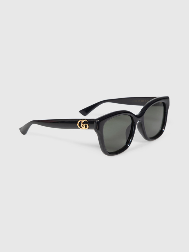 Gucci Black Wayfarer Tinted Sunglasses