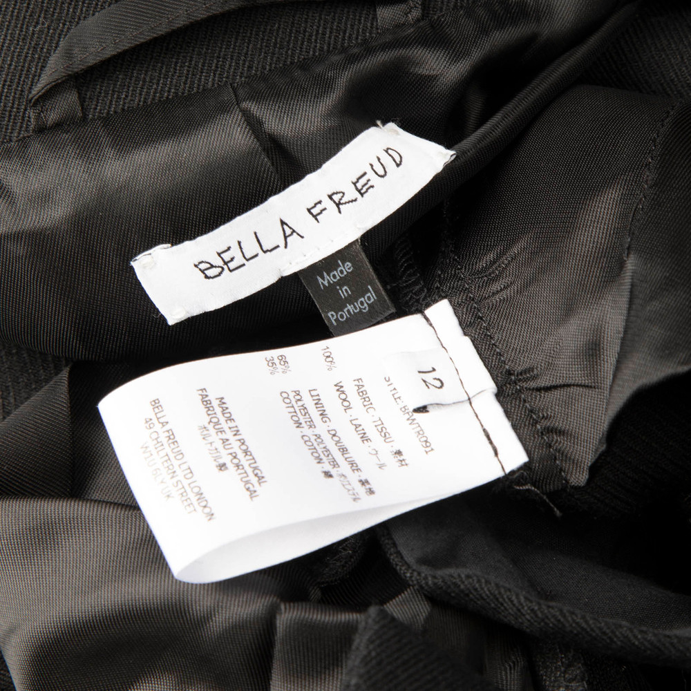 Bella Freud Black Wool Blazer & Trousers Suit Set