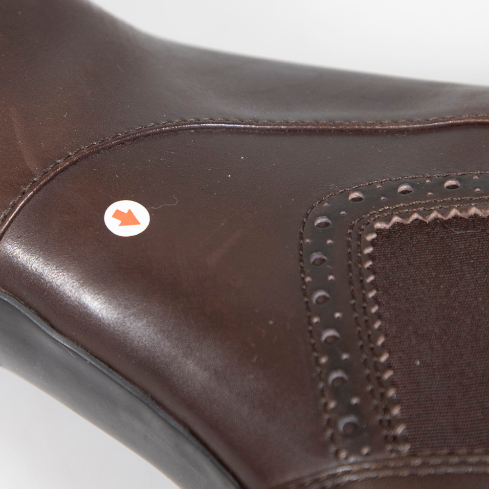 Tod's Brown Brogue Leather Ankle Boots