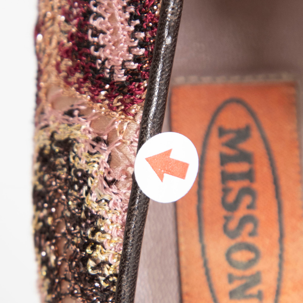 Missoni Crochet Abstract Patterned Pumps