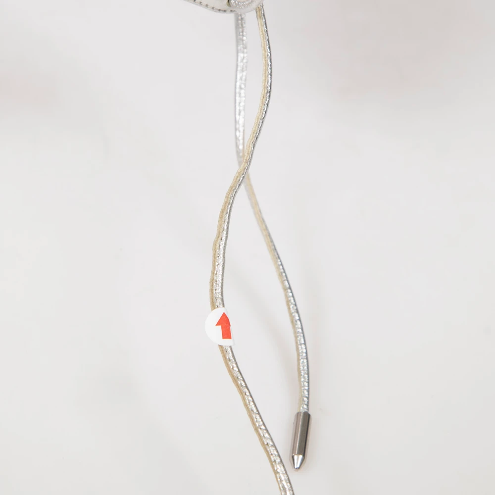 Aquazzura Silver Leather Heeled Sandals