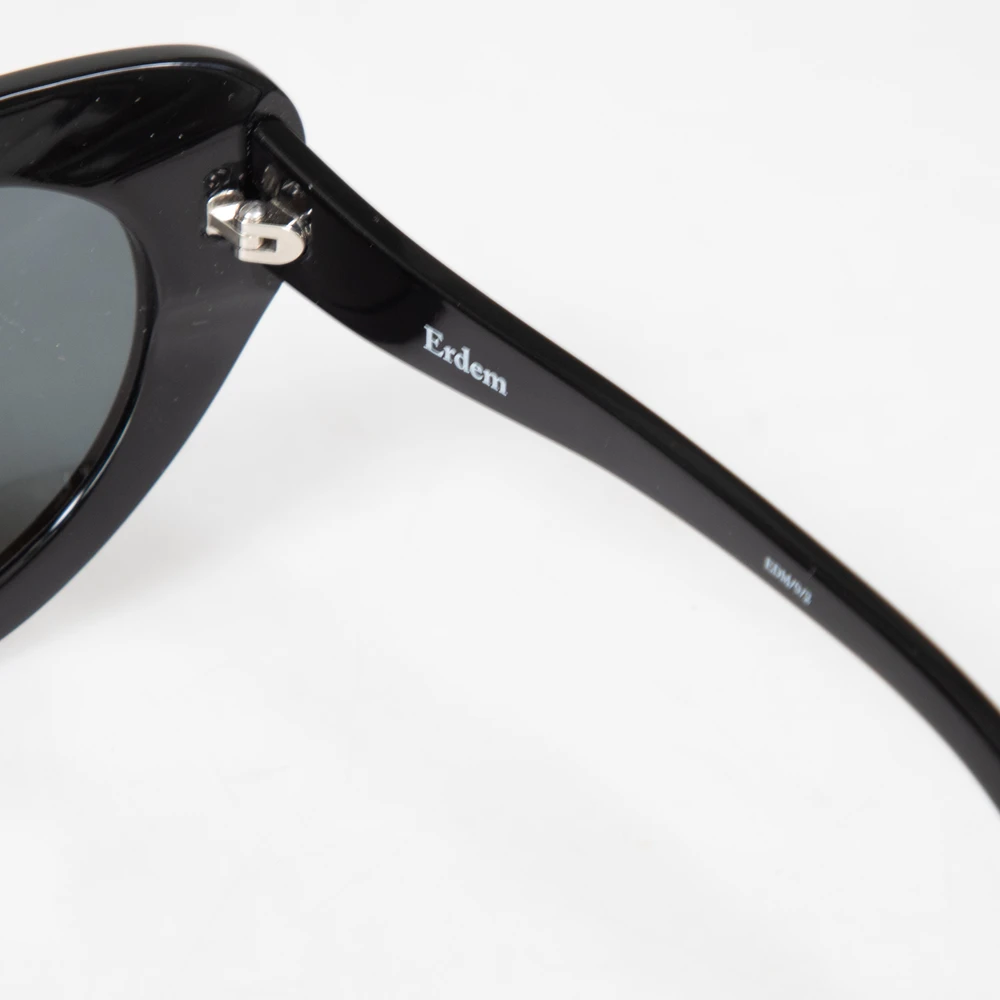 Linda Farrow Linda Farrow x Erdem Black Cat Eye Sunglasses