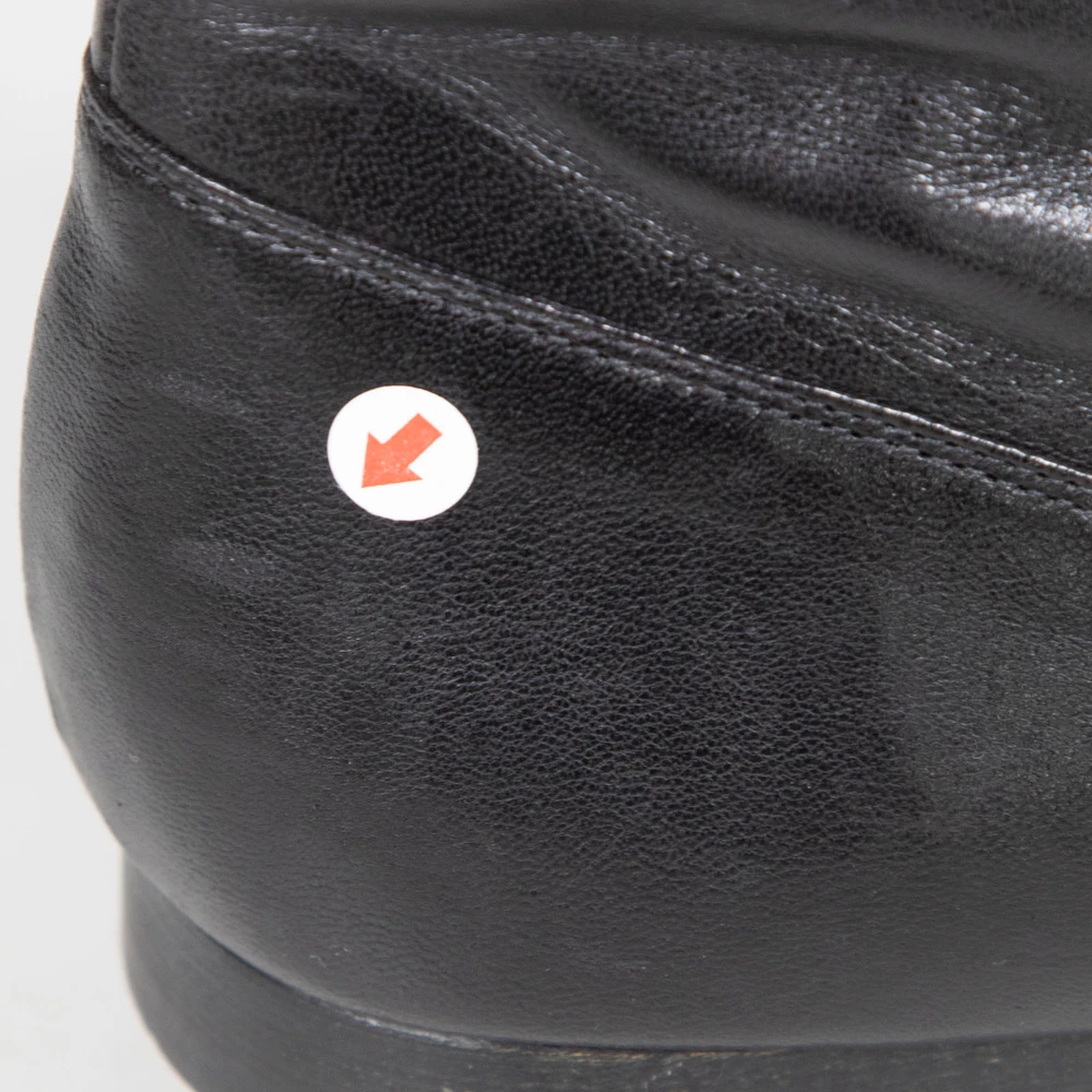 Vivienne Westwood Black Leather Rocking Horse Boots