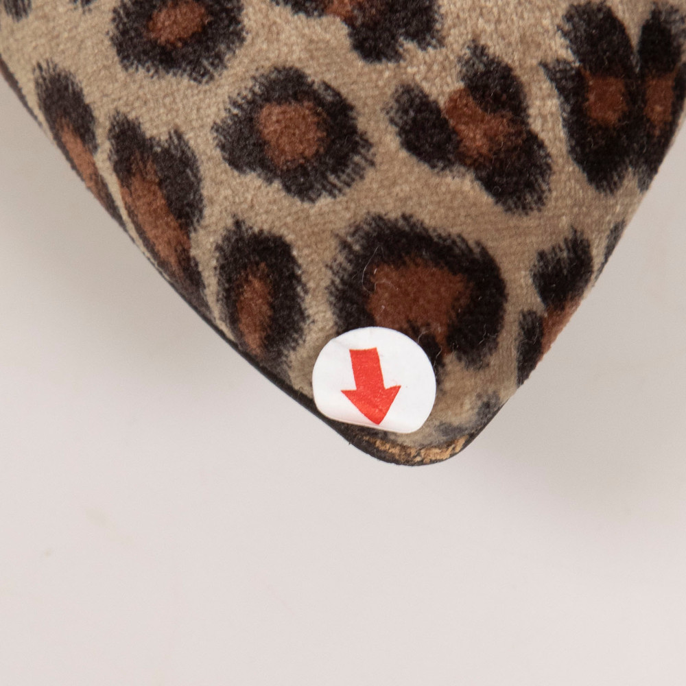 Charlotte Olympia Brown Leopard Kitty Ballet Flats