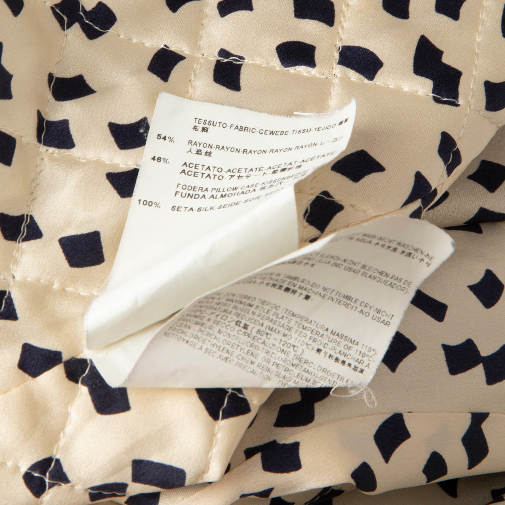 Balenciaga Grey Herringbone Front Tie Jacket