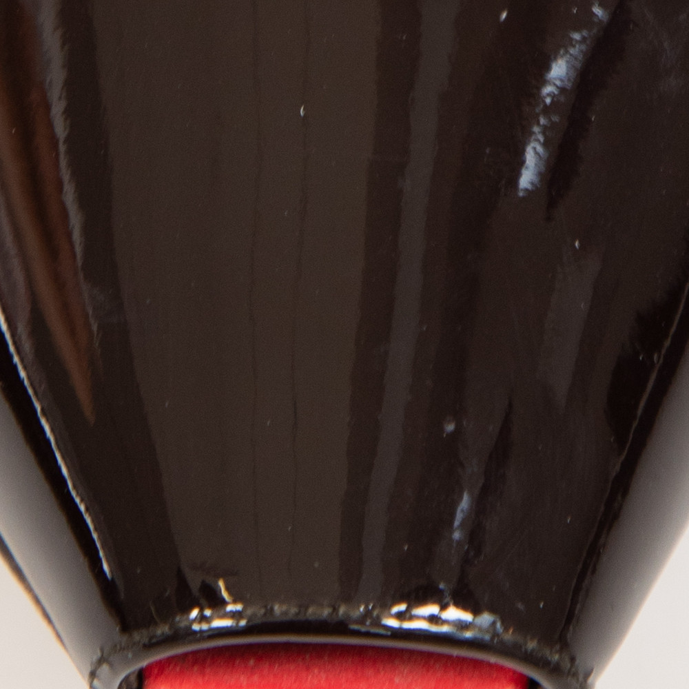 Burberry Brown Patent Leather Heels