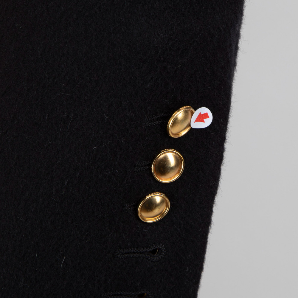Burberry Black Wool Military Jacket