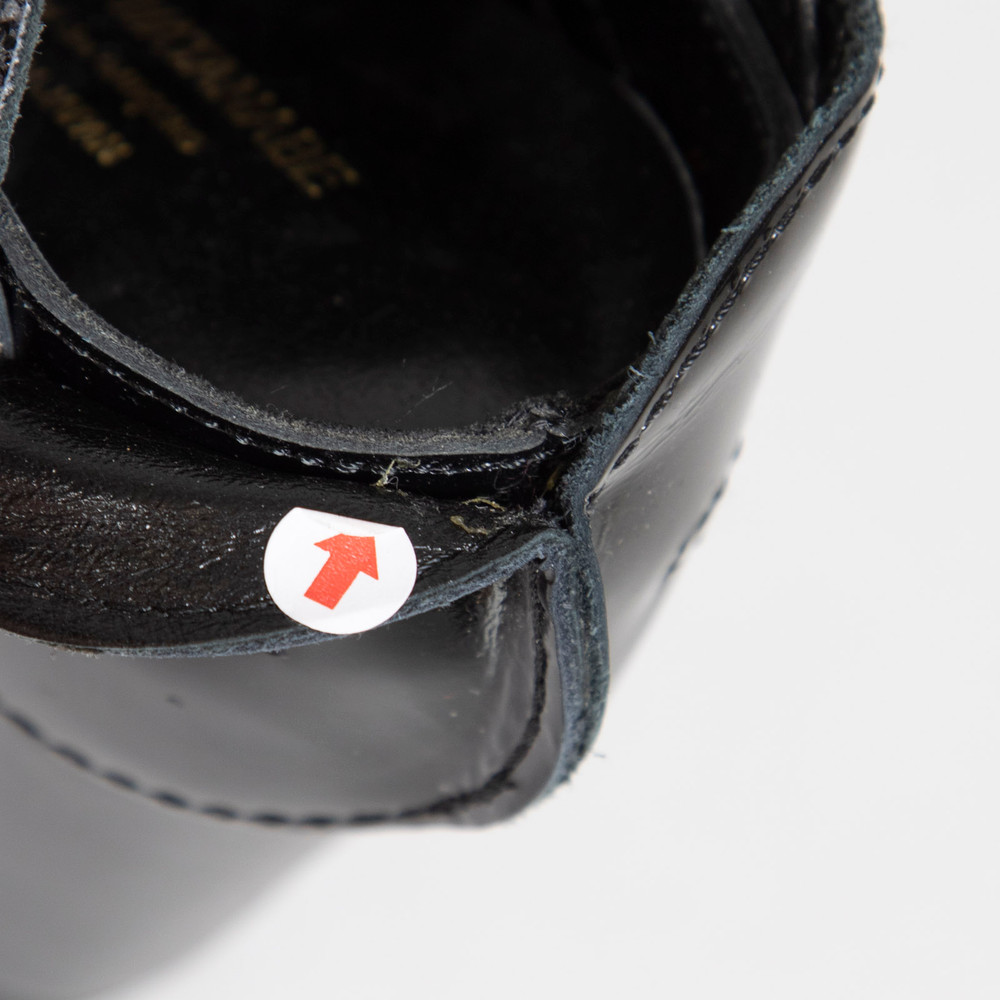 Comme Des Garcons Black Circle Accent Wedges