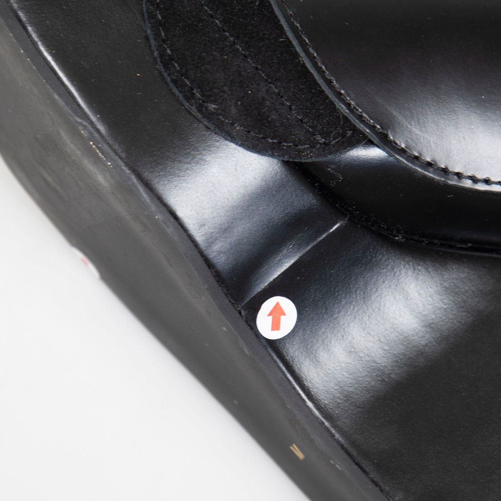 Comme Des Garcons Black Circle Accent Wedges