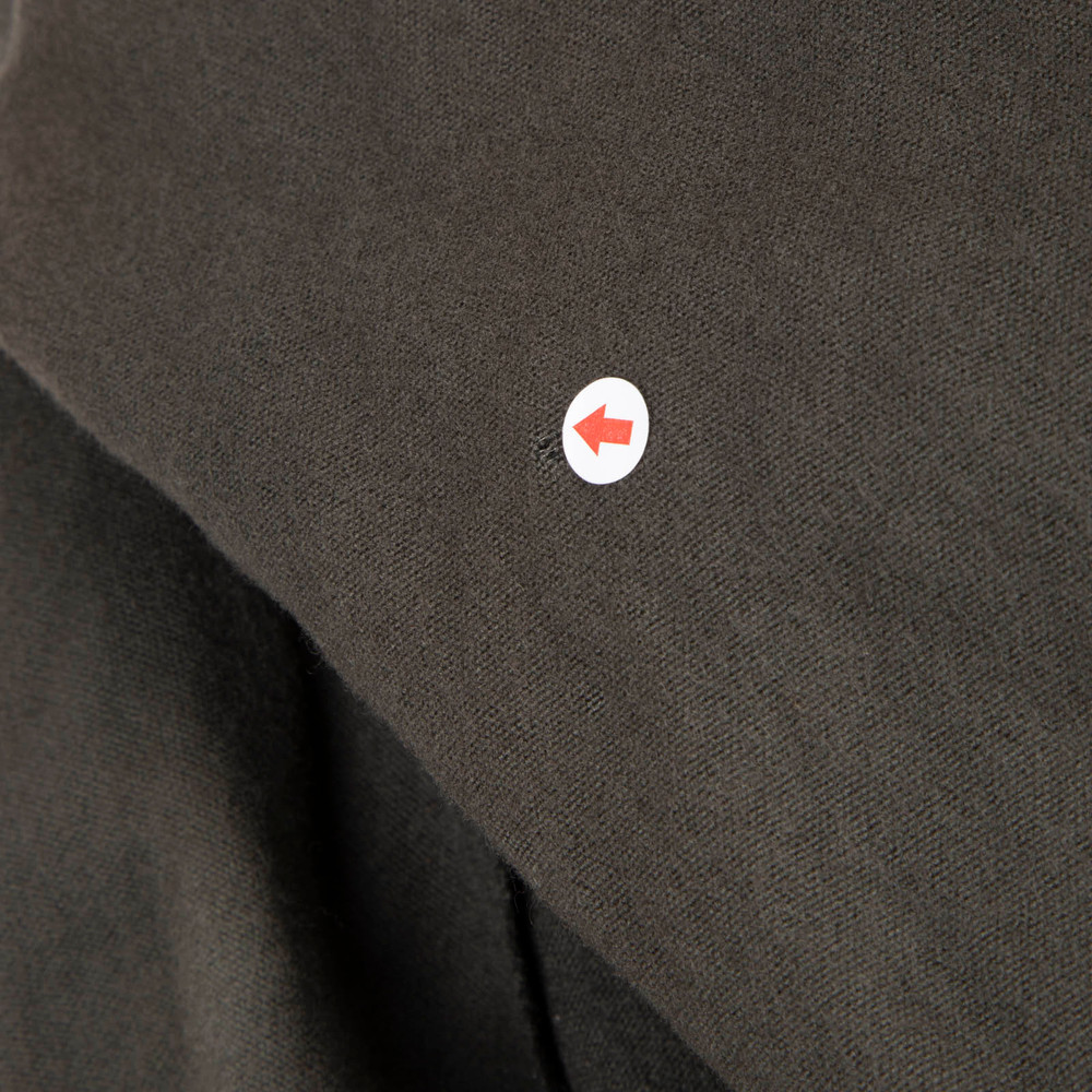 Lanvin Grey Wool Pleated Hem Jacket