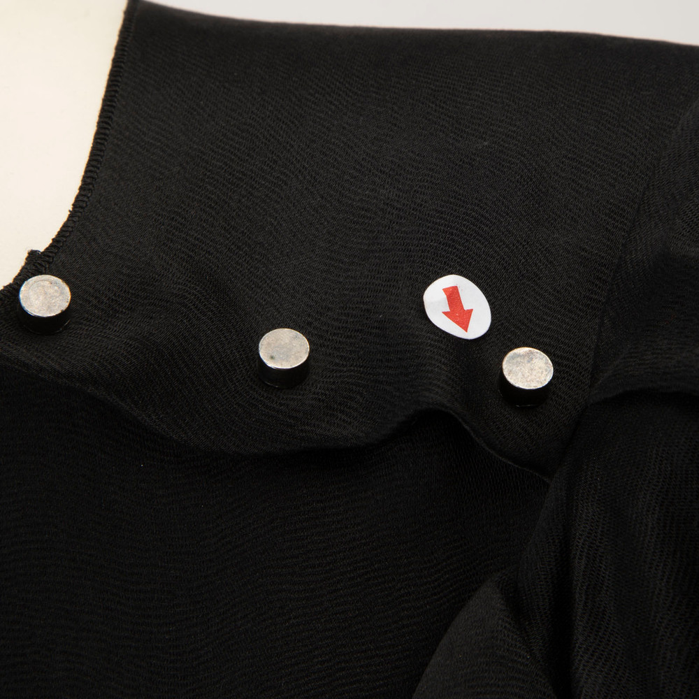Lanvin Black Silk Mini Dress