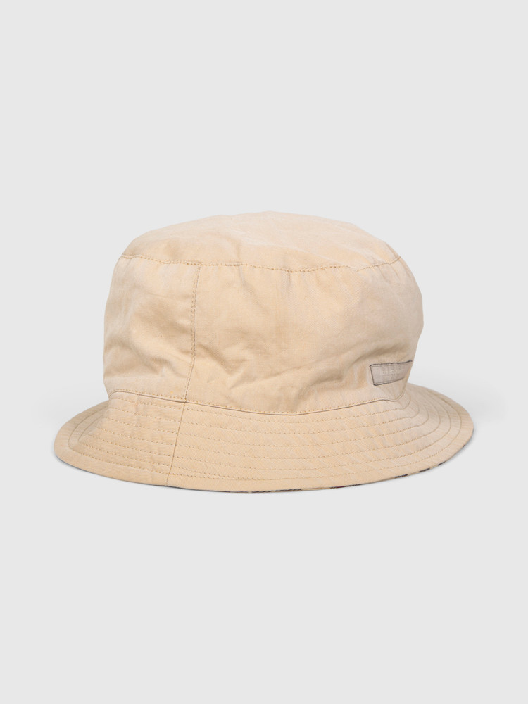 Burberry Vintage Beige & Nova Check Reversible Bucket Hat