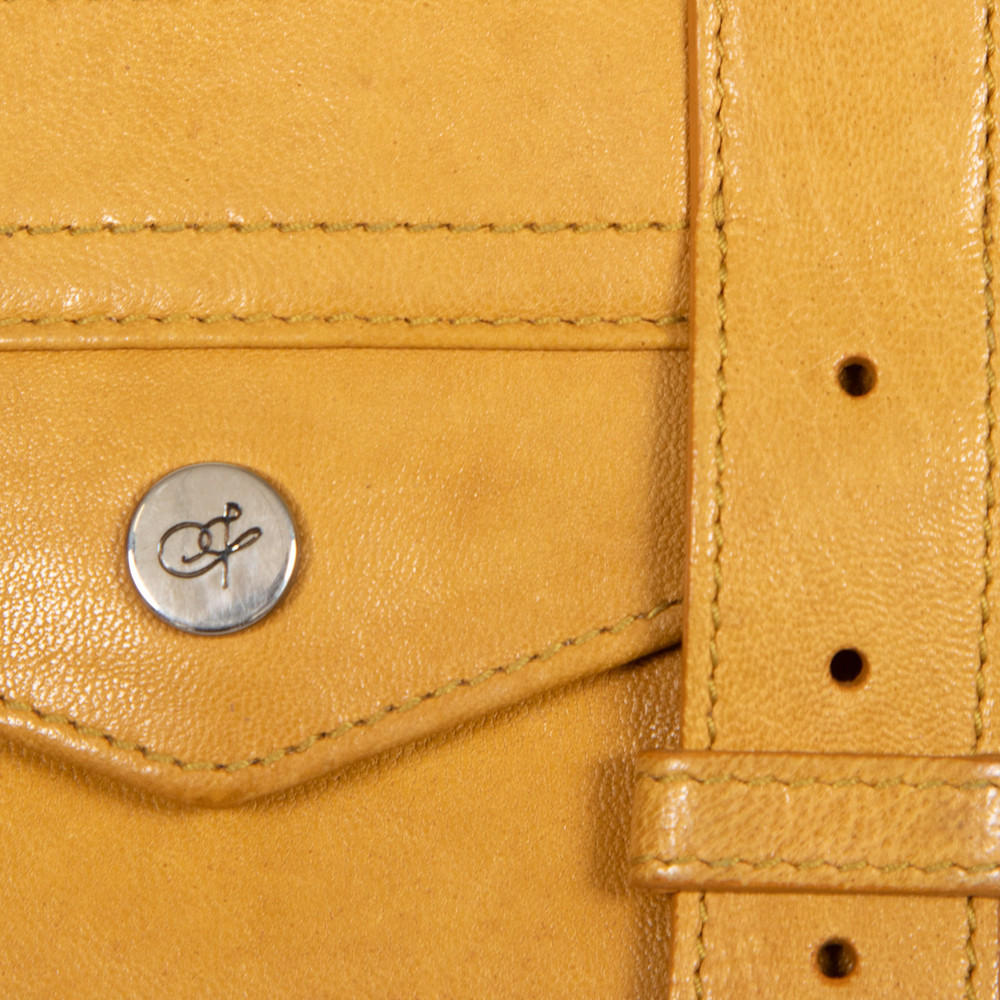 Proenza Schouler Mustard Yellow Leather Wallet