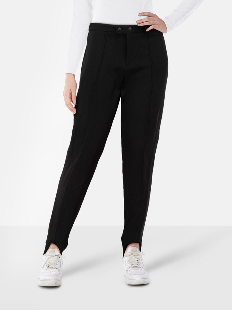 Moncler Black Stirrup Skiing Trousers
