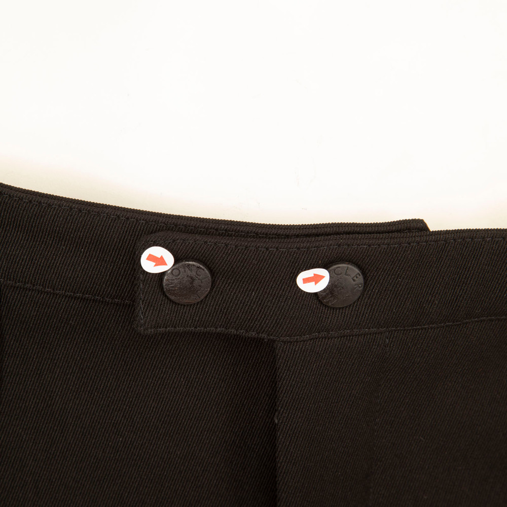 Moncler Black Stirrup Skiing Trousers