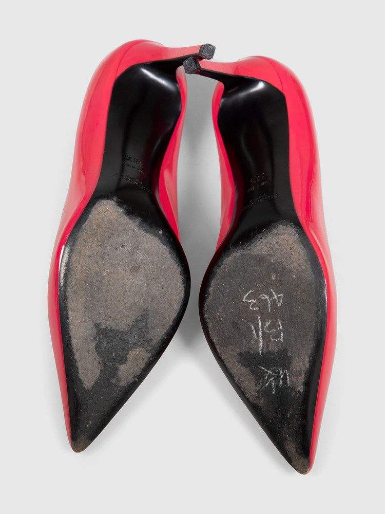 Saint Laurent Pink Patent Leather Pumps