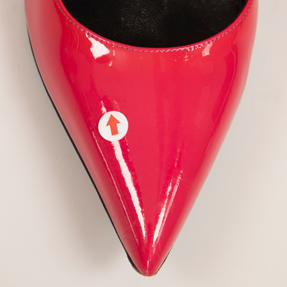 Saint Laurent Pink Patent Leather Pumps